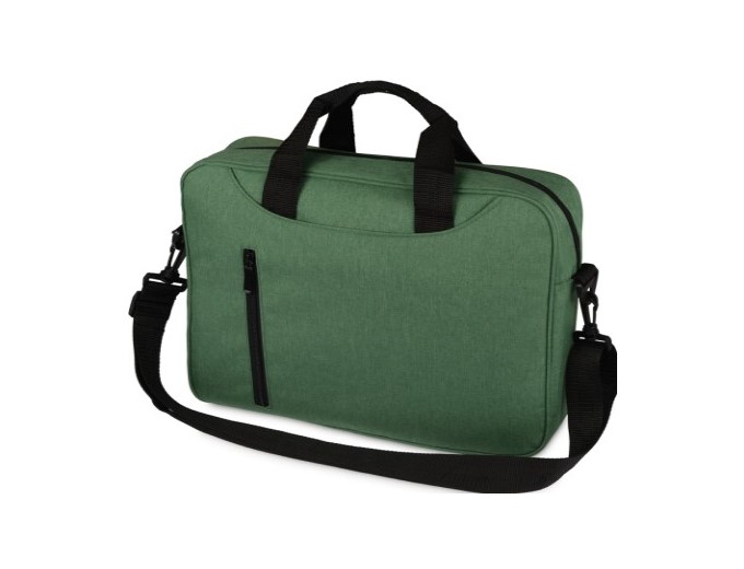 сумка для ноутбука зеленая.