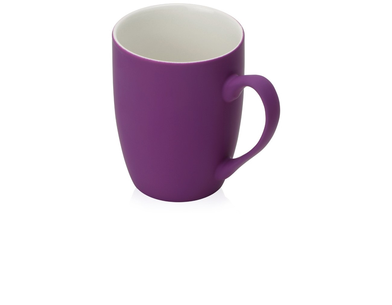 Кружка с покрытием soft-touch «Tulip Gum» фиолетовая
