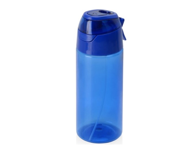 Спортивная бутылка с пульверизатором синяя